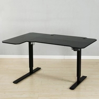 Cadre de table en acier au carbone à Double faisceau, table de jeu de bureau moderne et minimaliste avec élévateur électrique