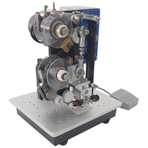 Machine de codage semi-automatique pour numéros de lot et dates d'expiration, pour papier, cartes, sacs en plastique, canettes, pochettes, avec ruban à prix compétitif - Product Image 4