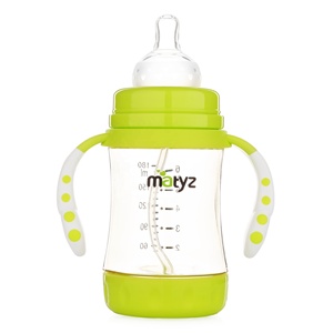 Di alta qualità BPA-Free neonato bottiglia portatile PPSU Design Anti-goccia temperatura di rilevamento a collo largo Anti-colica fatta materiale PP - Product Image 1