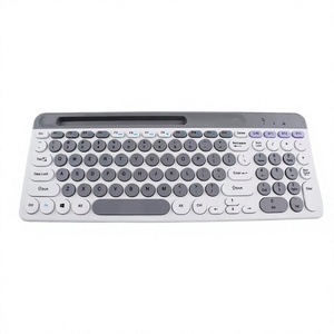 Wireless Dual Mode Rechargeable Keyboard and Mouse Set Punk Retro Round Business <b>Office</b> <b>Computer</b> Keyboard No reviews yet - Product Image 1