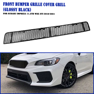 Parrilla inferior delantera negra brillante Insect <span class=keywords><strong>Preven</strong></span> para Subaru Impreza WRX STI 18-21 - Product Image 6