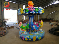 Parc d'attractions pour enfants Mini aire de jeux pour enfants Petit carrousel télécommandé Fabricant de manèges Carrousel de luxe pour enfants
