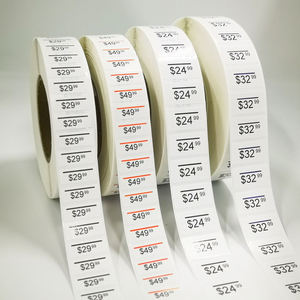 Etiquetas colgantes de papel multicapa personalizadas y etiquetas adhesivas para prendas de vestir, incluyendo etiquetas de precio para ropa. - Product Image 6