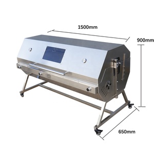 <span class=keywords><strong>Asador</strong></span> de Gas para Barbacoa, Grande, Ajustable, de Acero Inoxidable, con Doble Quemador, para Cerdos y Corderos, para Jardín, Negocio, Personalizado, OEM - Product Image 5