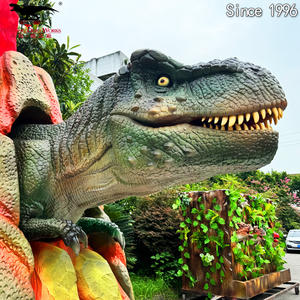 Modello di Dinosauro <span class=keywords><strong>T</strong></span>-<span class=keywords><strong>Rex</strong></span> Animatronico con Mezzo Corpo e Testa, Effetto Vulcano - Product Image 4