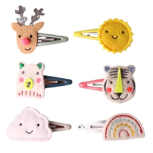 Accessoires pour cheveux en tissu pour enfants mignons, épingle à cheveux d'animal de dessin animé, pince à cheveux scintillante de dinosaure colorée pour les filles, utilisation en fête - Product Image 4