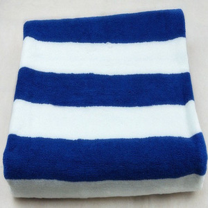 Haute qualité Hôtel <span class=keywords><strong>coton</strong></span> beach nage rayure serviettes cabana bleu vert serviettes de plage à rayures - Product Image 4