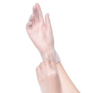 Disposable PVC Gloves Transparent 0.08mm Thickness Oil Resistant For Baking Pastry Cleaning Household Use - Product Image 1