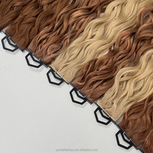 Extensiones de Cabello Humano Ruso Genius Weft, Diseño Nuevo de Fábrica Directa, Cabello Virgen 100% con Cutícula Alineada - Product Image 1
