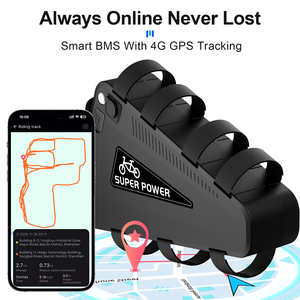 แบตเตอรี่ลิเธียมไอออนสำหรับจักรยานไฟฟ้า EU Stock Triangle 48V 30Ah แบบติดตั้งใต้ท่อ พร้อม GPS, ระบบจัดการแบตเตอรี่ 50A BMS, จอ LCD, รองรับการปล่อยกระแสไฟ 3C, กำลังไฟ 750W-1500W, กันน้ำ - Product Image 2