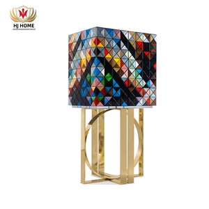HJ Home Sala de estar comedor lujo moderno almacenamiento de madera colorido hecho a mano vino gabinetes Boca Do <span class=keywords><strong>Lobo</strong></span> Pixel gabinete - Product Image 1