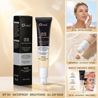 Crème BB isolante, fond de teint liquide avec effet éclaircissant, hydratant, réparateur, correcteur, ingrédients minéraux, pores invisibles