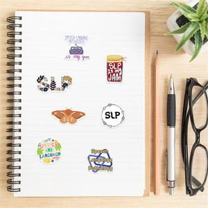 Pegatinas de patología SLP, pegatinas de vinilo impermeables para botella de agua, para ordenador portátil, monopatín, teléfono, 56 Uds. - Product Image 5