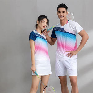 Personalizado 100% poliéster hombres <span class=keywords><strong>tenis</strong></span> uniforme <span class=keywords><strong>tenis</strong></span> camiseta bádminton Jersey señoras <span class=keywords><strong>tenis</strong></span> uniforme <span class=keywords><strong>traje</strong></span> - Product Image 6