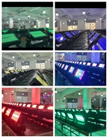 Luz Estroboscópica Móvil Impermeable IP65 con LED RGB 3 en 1, Efecto de Escenario, DMX Inalámbrico, Wash Flood para DJ y Discoteca