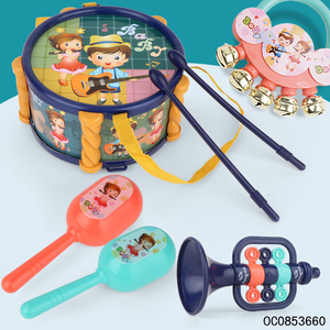 Jouets cadeaux, clochettes à main, hochet-tambour, <span class=keywords><strong>instrument</strong></span> de <span class=keywords><strong>musique</strong></span>, hochets, autres jouets pour bébés, anciens - Product Image 2