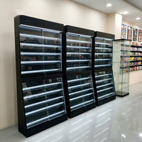 Présentoirs de Vitrine LED PSA TCG à Éclairage Simple Face pour Cartes Gradées, Supports Métalliques Repositionnables pour Magasins de Cartes à Collectionner