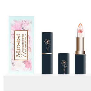 Mirsist En gros Rouge à lèvres transparent effet gelée aux fleurs séchées, hydratant, non-transfert, facile à appliquer, changeant de couleur selon la température - Product Image 5