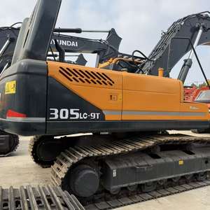Excavatrice sur chenilles hydraulique de grande taille Hyundai 305cl-9T de 30 tonnes, modèle 2024, moteur inclus, excellent état - Product Image 2