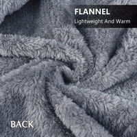 Couverture chaude en flanelle portable en peluche châle à carreaux sur le canapé hiver bureau voyage Camping épaissi paresseux décontracté sieste couverture couverture