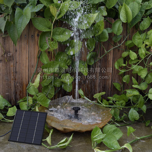 Solar Fountain Landscape Fountain 1.4W DC Brushless Submersible Pump With Solar Panel Outdoor Garden Water Feature - Product Image 1