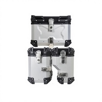Pour G310GS, boîte latérale/boîte arrière triple en alliage d'aluminium côté droit, porte-bagages arrière, capacité 38L, utilisation tout-terrain