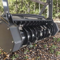Mini Trinciatrice Forestale per Minipale da 1-9 Tonnellate, per Disboscamento e Taglio di Arbusti, Materiale Q345B