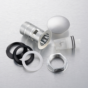 Joyhoo - Scarico a scomparsa moderno in ABS per lavabo, con troppopieno e filtro, direttamente dalla fabbrica - Product Image 5