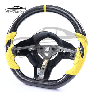 Volant de voiture en cuir jaune en fibre de carbone personnalisé 2003-2010 pour <span class=keywords><strong>Dodge</strong></span> <span class=keywords><strong>Viper</strong></span> <span class=keywords><strong>SRT</strong></span> SRT10 - Product Image 2