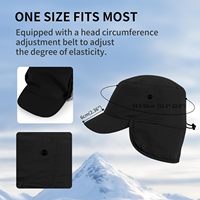Gorros de Invierno Unisex Personalizados, Gorro Trapper con Orejeras, Gorra de Béisbol Impermeable, Gorro de Diseño, Gorro Tipo Beanie, Gorro de Satén 2 en 1