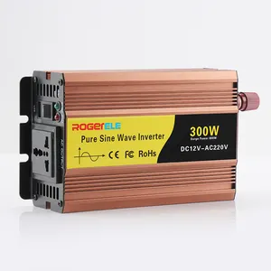 Dc ac 110v 220v 300 watt mikro güneş invertör Saf Sinüs Dalga 12v 24v 48v güç inverteri