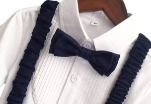 Ensemble de tenue de gentleman pour bébé personnalisé pour garçons de 0 à 24 mois <span class=keywords><strong>Costume</strong></span> formel pour anniversaire <span class=keywords><strong>Mariage</strong></span> Tenue de fête 2023 Vêtements pour garçons - Product Image 5