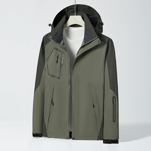 Nueva chaqueta tres en uno para hombre y mujer, impermeable y cálida, ropa de trabajo para exteriores, moderna, cómoda y a la moda. - Product Image 4