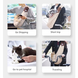 Cep ve güvenlik tasmalar ile taşınabilir köpek tek kollu çanta açık evcil hayvan seyahat çantası yüksek kalite evcil hayvan taşıyıcı çanta - Product Image 6