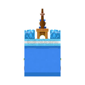 Toboggan gonflable à trois voies sur le thème des gorilles, respectueux de l'environnement, certifié CE, de qualité commerciale, aire de jeux jungle pour les événements d'enfants - Product Image 5