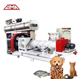 Extrudeuse automatique d'aliments pour animaux domestiques, machine de traitement des aliments flottants, pour poissons, chats, chiens,