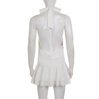 GX7357 Vêtements d'été tendance, Robe mini imprimée sexy style streetwear à col licou, Robes de soirée élégantes dos nu