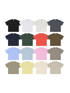 Camiseta de Hombre 100% Algodón, Diseño de Logotipo Personalizado, Calidad de Lujo, Cuello Redondo, Hombros Caídos, Estilo Urbano, Camiseta Lisa - Product Image 4