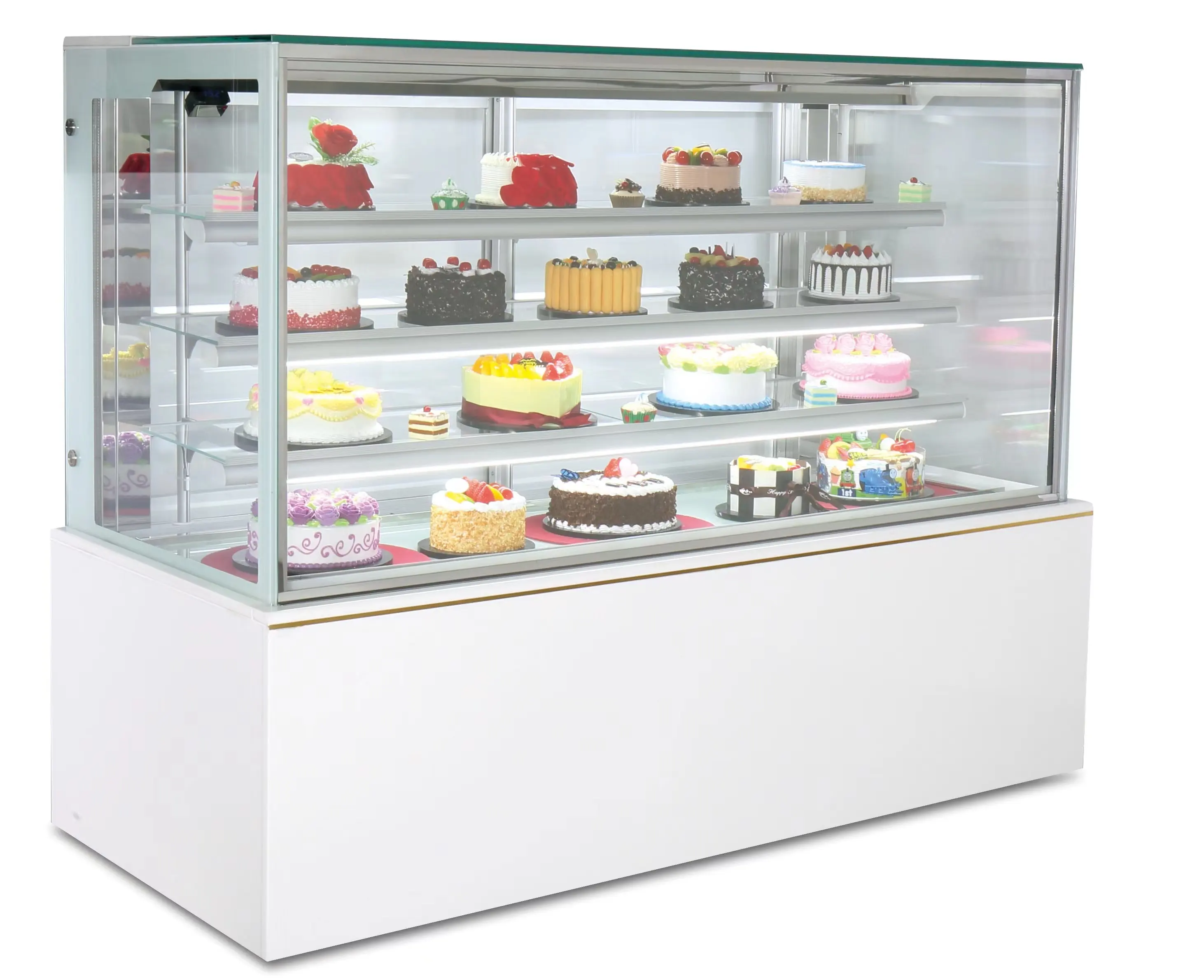 Classic Right Angle Cake Chiller 4 layer commercial luxury commercial cake showcase chiller display cake refrigerator showcase