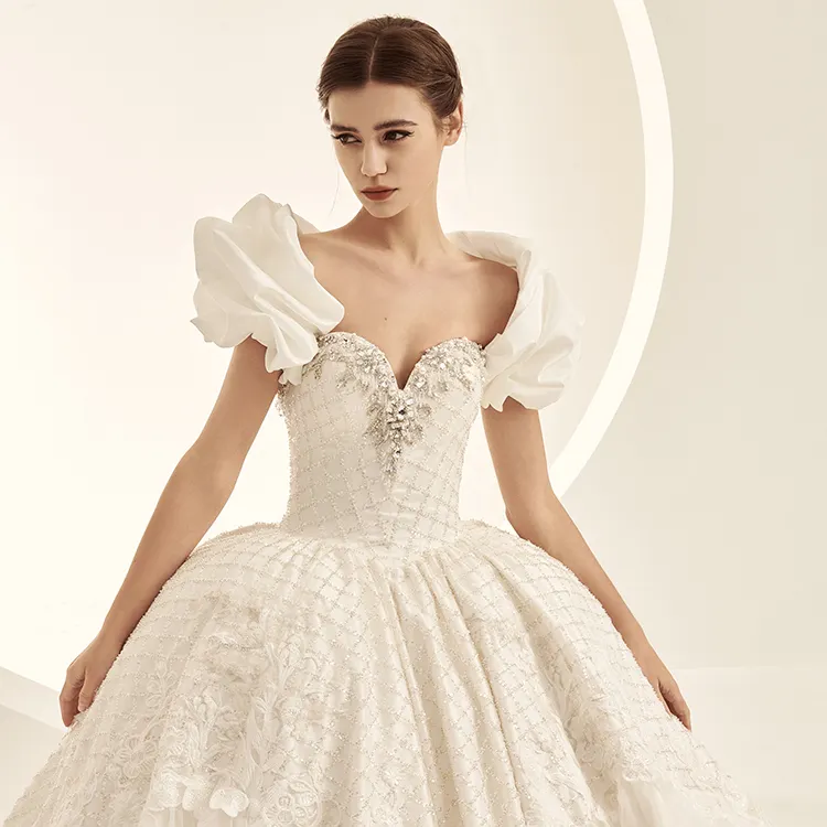 Zhongshan Factory Wedding Dress Bridesmaid Dresses High-end Wedding Gown For Bridal