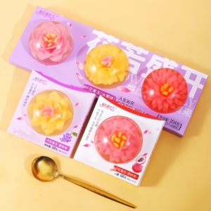 Vente en gros de gelée halal en forme de fleur bonbons délicieux à plusieurs fleurs - Product Image 4