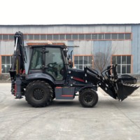 Livraison Gratuite Nouvelle Chargeuse-pelleteuse Diesel 3cx 4cx 4x4 avec Chargeur 2,5 Tonnes 4RM Excavatrice Chargeuse sur Pneus Moteur CE EPA EURO V