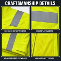 Veste de sécurité réfléchissante fluorescente SOFTSHELL, logo personnalisable, respirante, chaude, en polaire, vêtements de travail, col montant