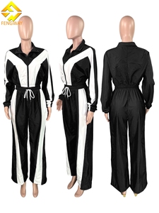 Set autunno Casual <span class=keywords><strong>da</strong></span> <span class=keywords><strong>donna</strong></span> giacca a maniche lunghe con cerniera Top tailleur autunno attivo <span class=keywords><strong>tuta</strong></span> <span class=keywords><strong>sportiva</strong></span> due 2 pezzi pantaloni <span class=keywords><strong>da</strong></span> <span class=keywords><strong>donna</strong></span> - Product Image 2