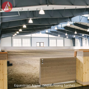 PEB 3000 ㎡ SM prefabrikasi baja terstruktur Arena penunggang kuda untuk latihan dan kompetisi - Product Image 5