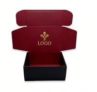 Boîtes d'expédition écologiques haut de gamme personnalisables avec logo, pour vêtements, chapeaux et chaussettes, avec impression en relief – Vente chaude