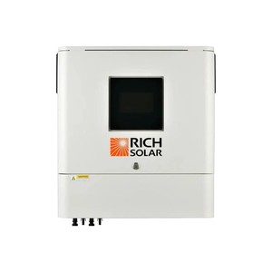อินเวอร์เตอร์ Richsolar NOVA 6500-S แบบสามเฟส กำลังขับ 6.5 กิโลวัตต์ รับพลังงานแสงอาทิตย์ 8 กิโลวัตต์ 48 โวลต์ ระบบออฟกริด รุ่น 14833 อินเวอร์เตอร์พลังงานแสงอาทิตย์แบบไฮบริด - Product Image 1