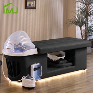Table de massage thaï Salon thérapie par l'eau électrique shampooing lit tête japonaise Spa lits - Product Image 2