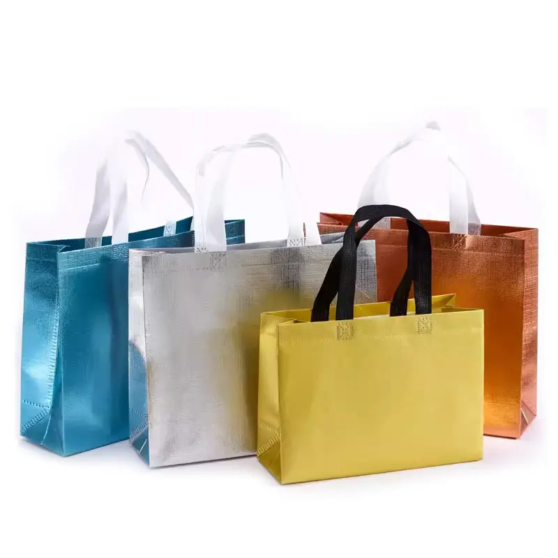 Borsa per shopping in tessuto non tessuto laminato,