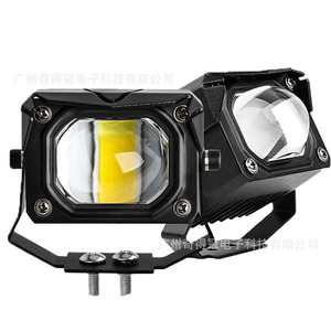 Qideguan - Foco LED de 30 W, Doble Color Amarillo y Blanco, 12-32 V, IP67, Iluminación para Motocicleta - Product Image 3